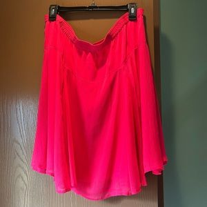 Old Navy Skirt. Pink Fuchsia. Lined. Large.